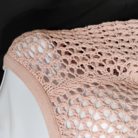 American Eagle crotchet pink top - Picture 3 of 13